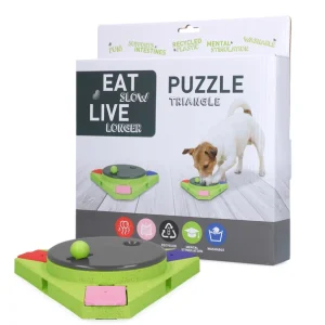 Eat Slow Live Longer – Puzzle Triangle Voerbak