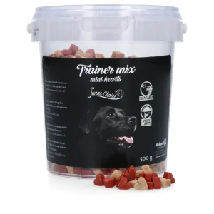 Perfect op Maat voor Kleine Huisdieren Luna’s Choice Trainer Mix Hartjes (Klein) is het ideale tussendoortje voor het trainen en belonen van kleine huisdieren. Met zorg samengesteld en gevormd tot schattige hartjes, zijn deze snacks precies de juiste grootte voor kleinere dieren. Of je nu nieuwe trucjes aanleert of gewoon een klein beloningsmomentje wilt creëren, deze mix zorgt voor een heerlijke ervaring zonder te overvoeren.